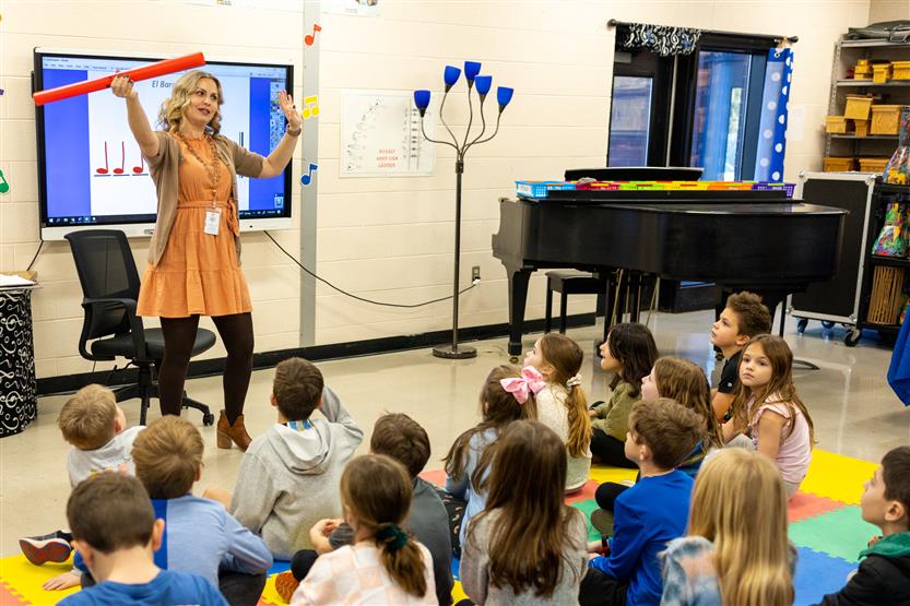 Edmondson Elementary students make homemade instruments